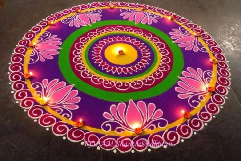 Colorful Rangoli Designs