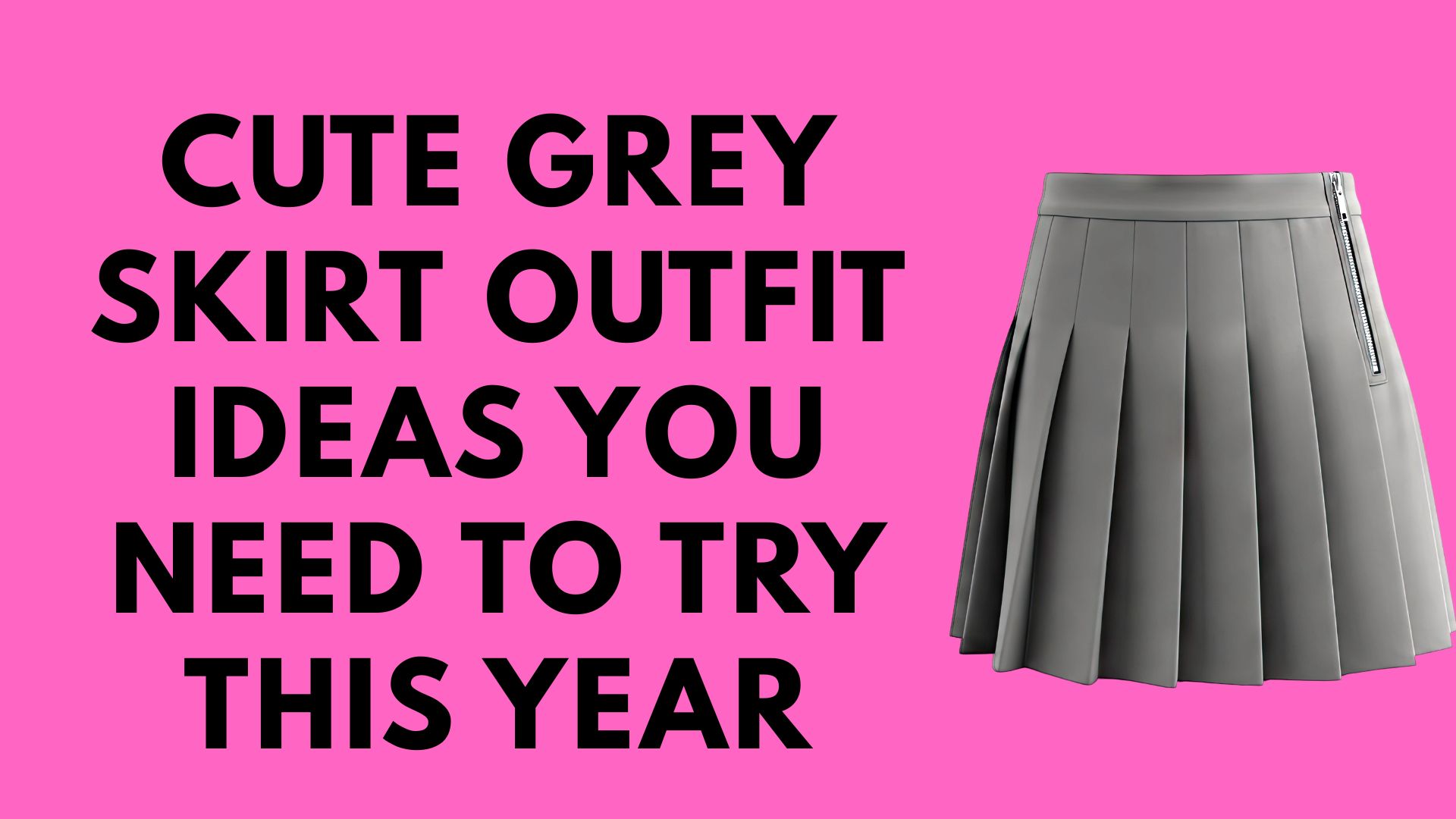 Grey Skirt Outfit (1)
